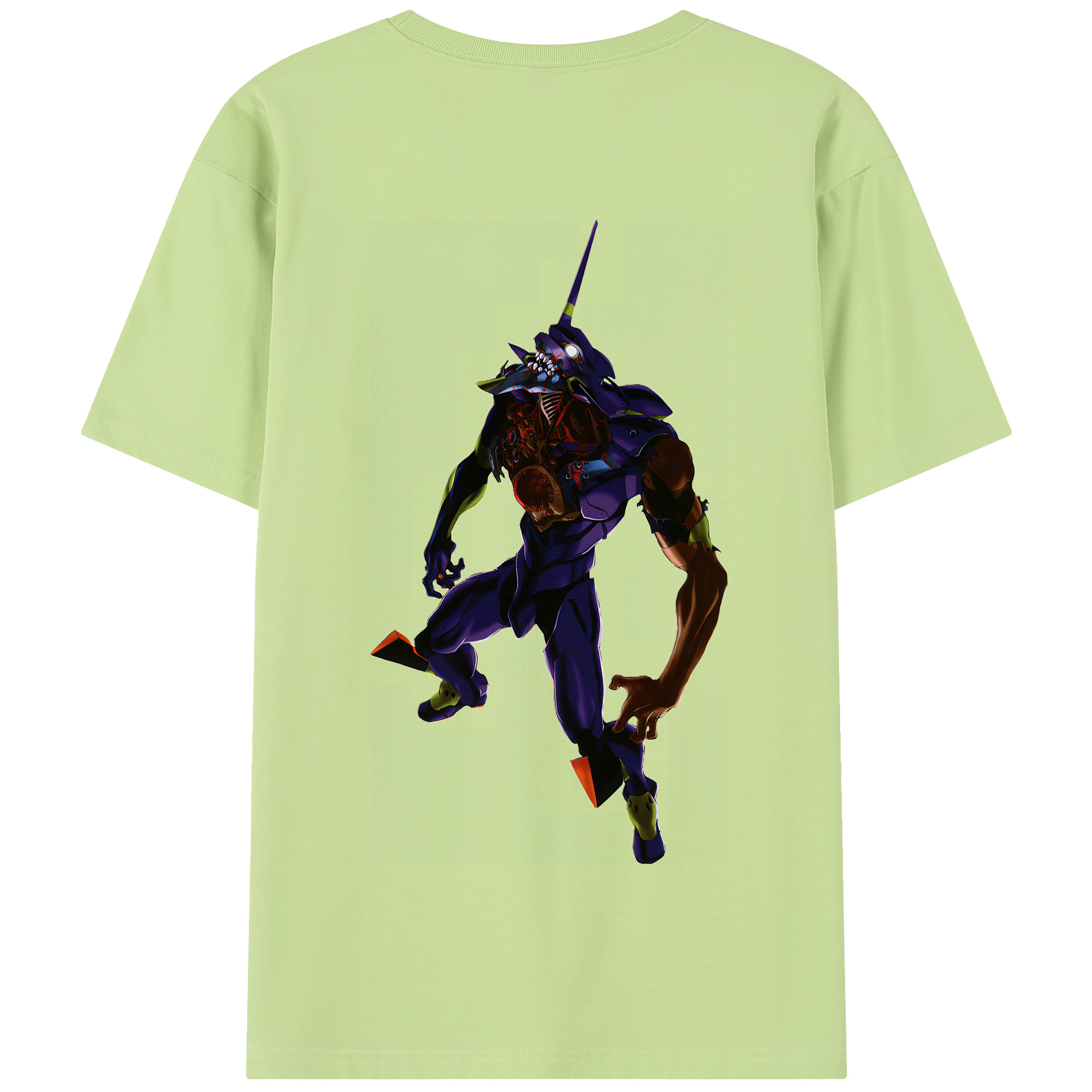 （画像用） EVA 新世紀エヴァンゲリオン 綿100％半袖Tシャツ（背面プリント）